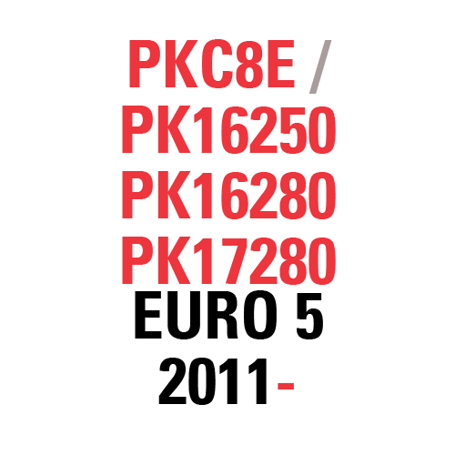 PKC8E PK16250 PK16280 PK17280 EURO 5 2011-